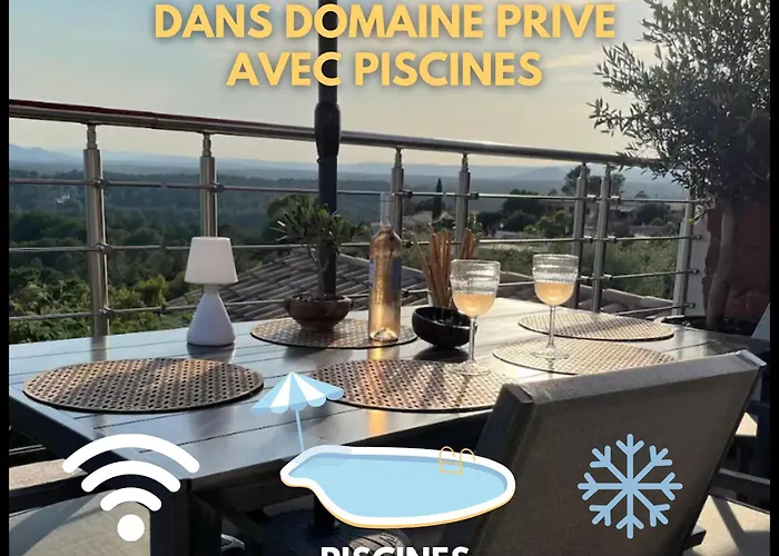 Charmante Maison Provencale A 15 Mn De La Mer, Domaine Du Capitou Avec Piscines