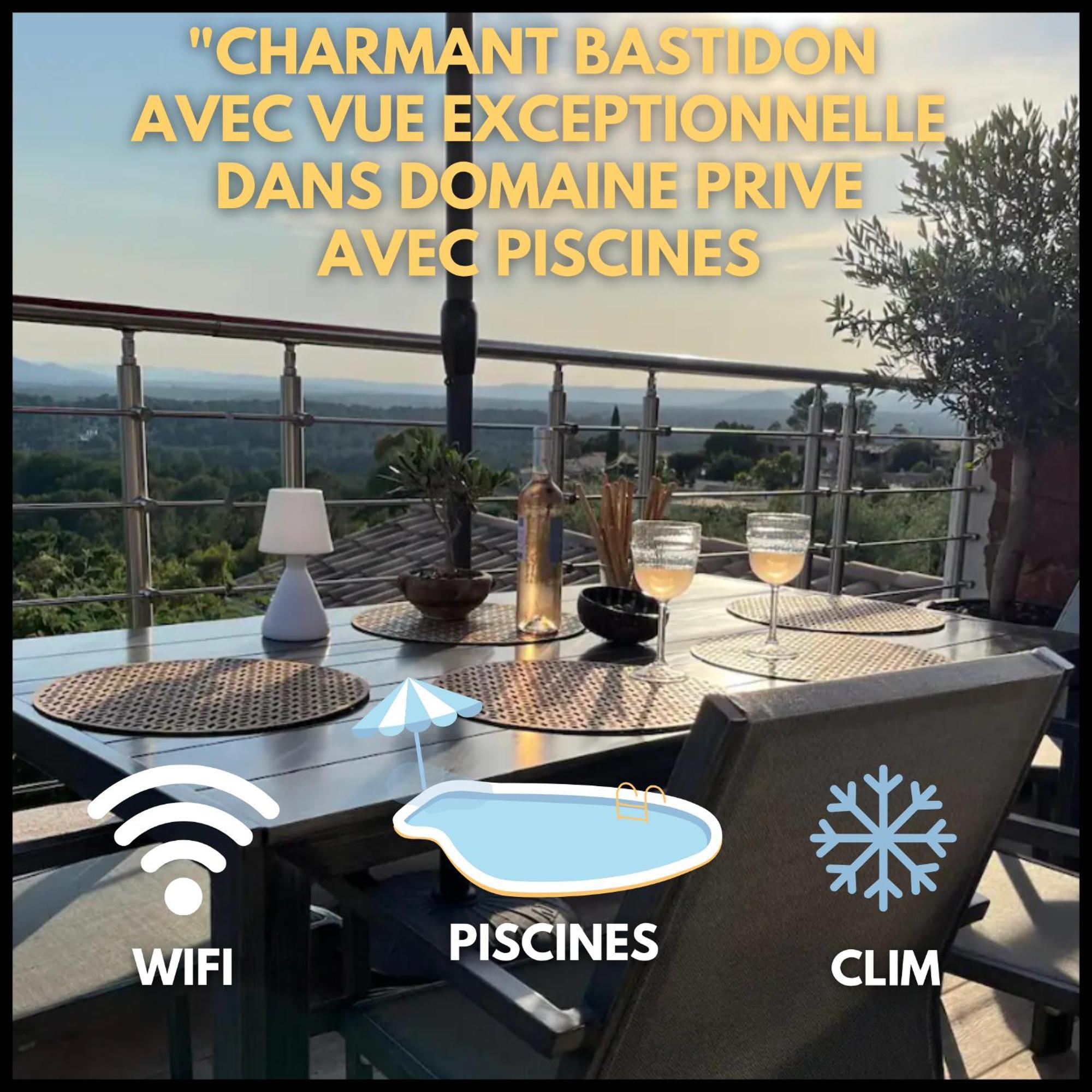 Charmante Maison Provencale A 15 Mn De La Mer, Domaine Du Capitou Avec Piscines *